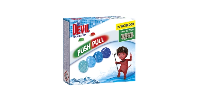 Dr. DEVIL WC PUSH PULL GEL 2x20 g Polar Aqua                                                                                                                                                                                                              